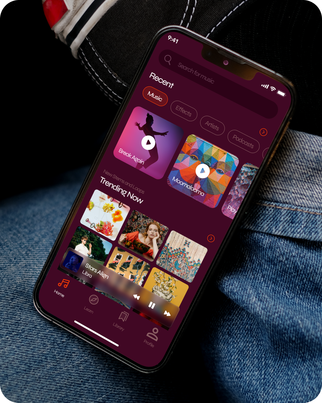 MODU iphone mockup promo graphic